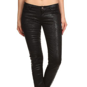 Metallic Finish Pants